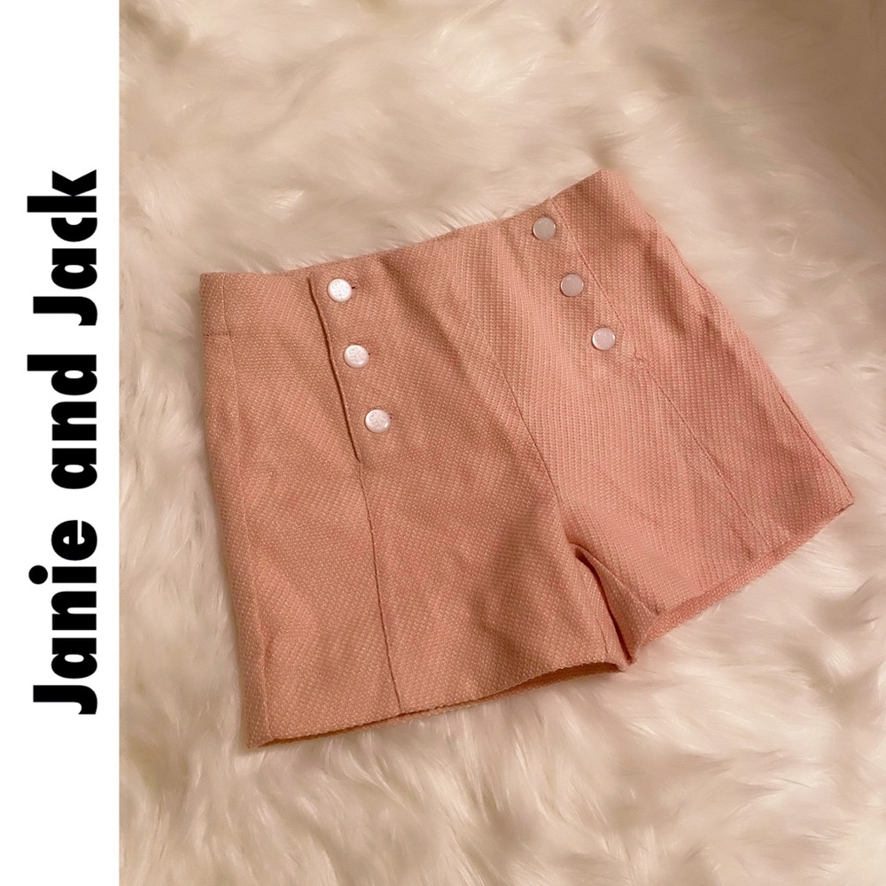 Janie and Jack Twill Jacquard Shorts